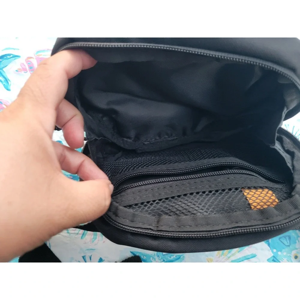 Wasit pack - color black , outdoor compact design,  , hiking , walking